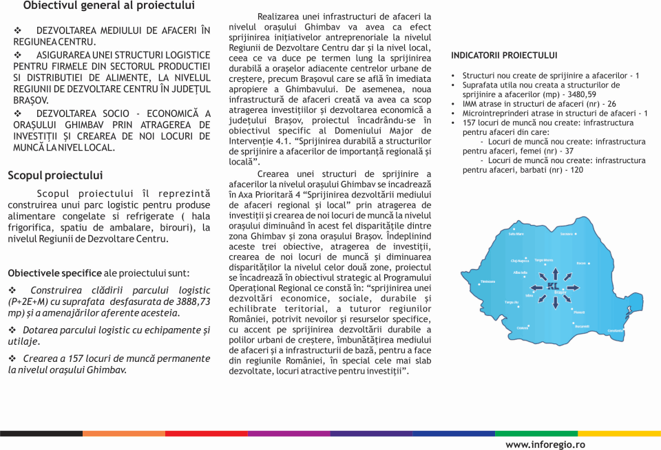 Regio, maketa proiect Keller Logistic